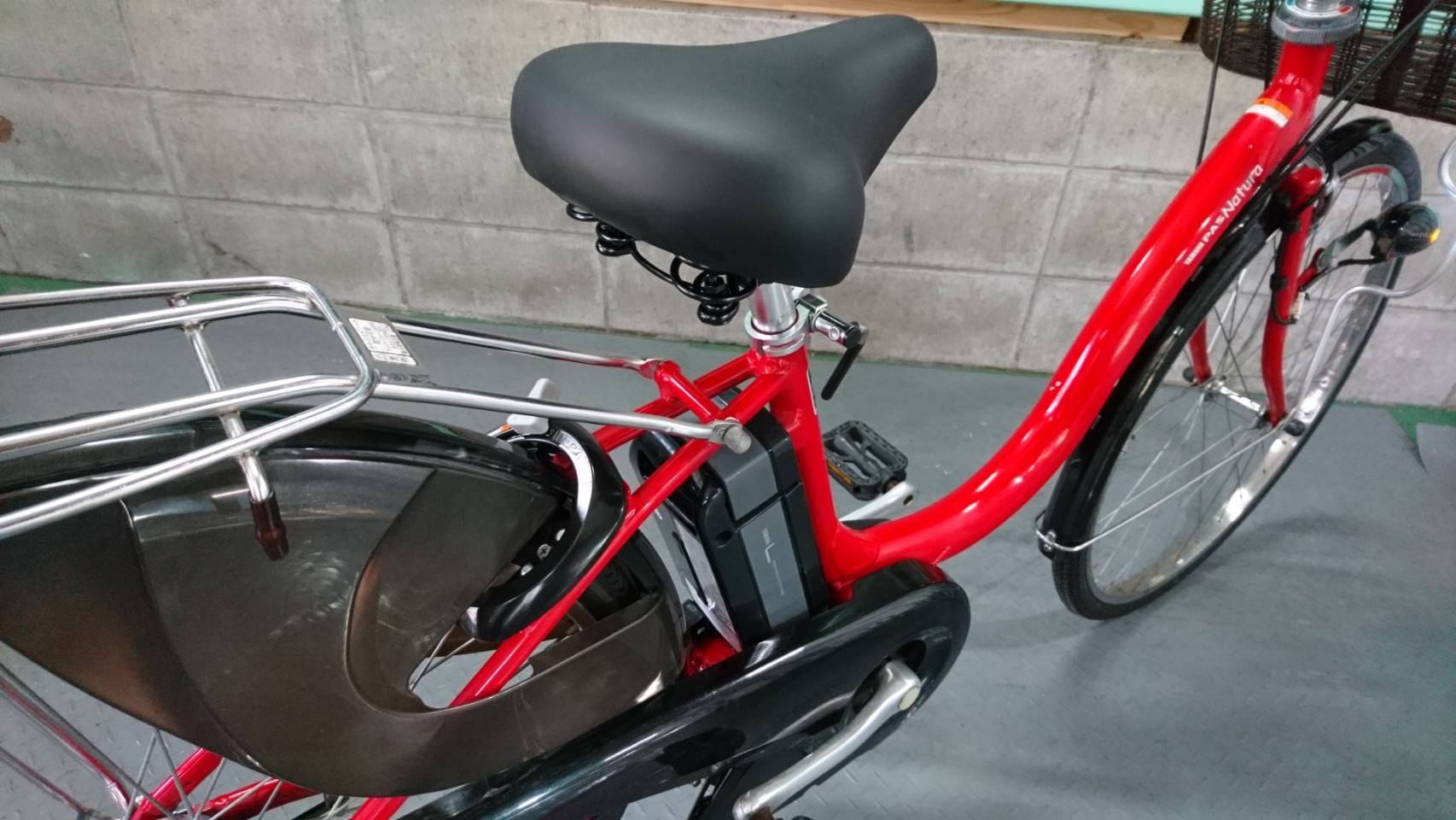 SOLD OUT】電動自転車 ヤマハ PAS ナチュラ 26インチ 赤 大容量8.9Ah