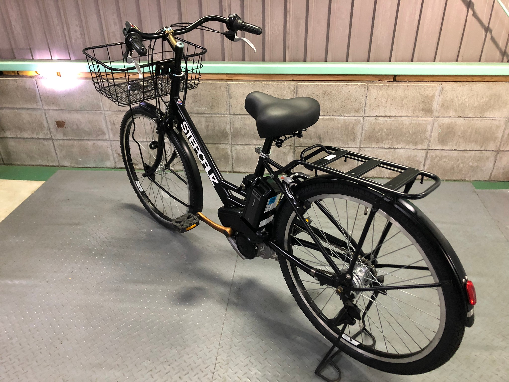 電動自転車 №4447 ブリヂストン STEP CRUZ 神戸 大阪 電動自転車 №4447