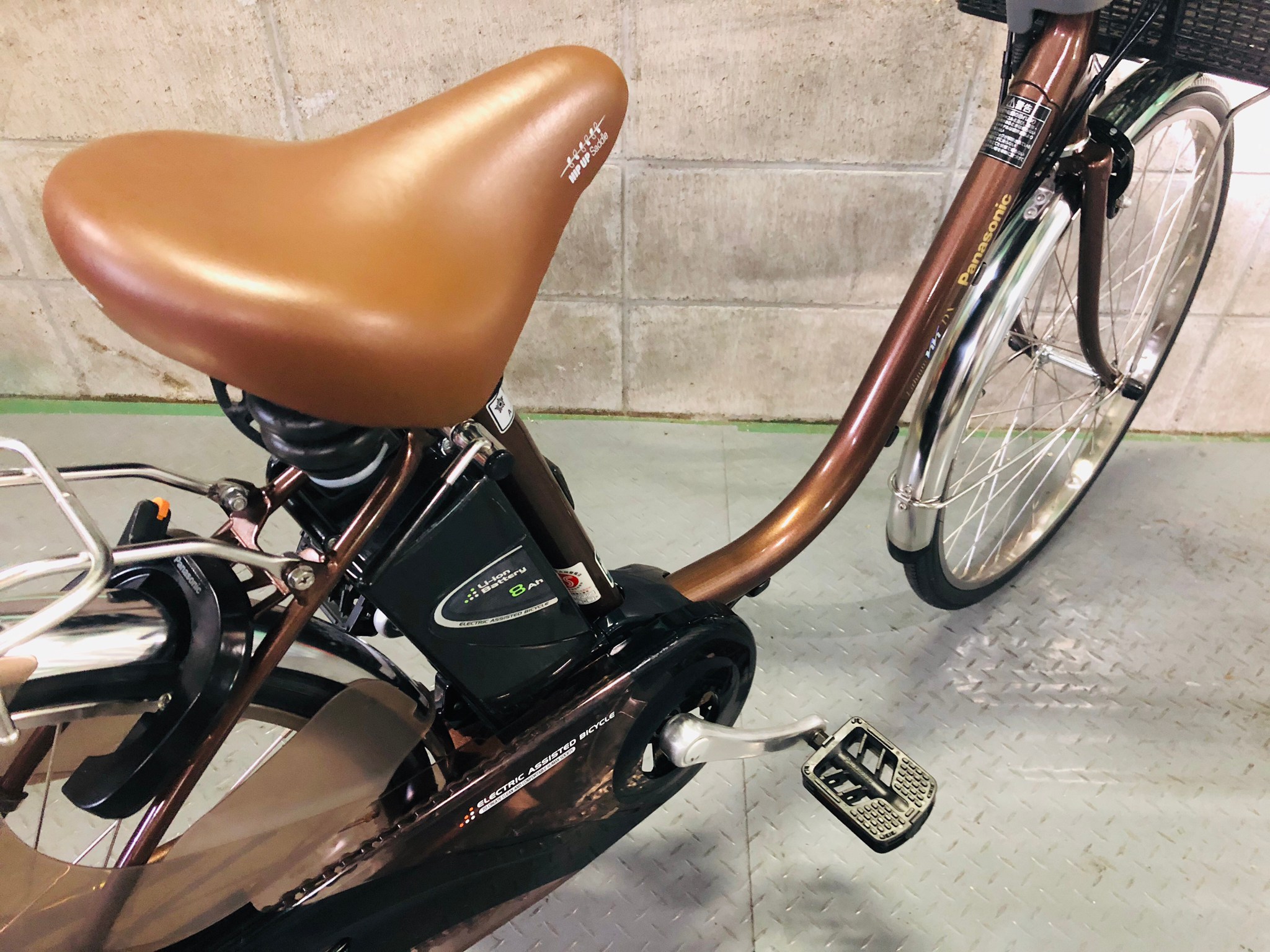 SOLD OUT】電動自転車 パナソニック リチウムビビDX 24インチ 6.6Ah 茶