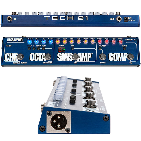 TECH21(テック21) / SansAmpが、ベース用のマルチエフェクター発表