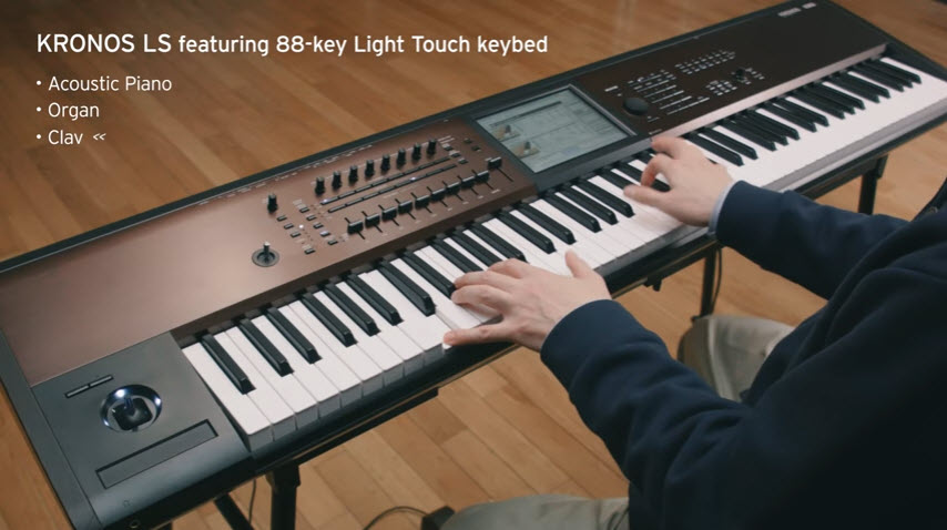 KRONOS2-88LS』登場！従来のクロノス88鍵より6.3kg軽く、新設計の