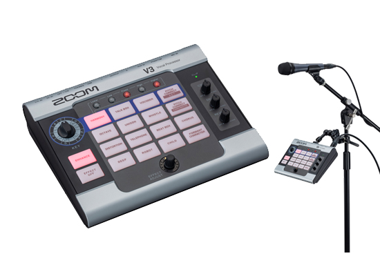 ZOOM V3 ボーカルプロセッサー 【スタンド設置器具・シールド・電源