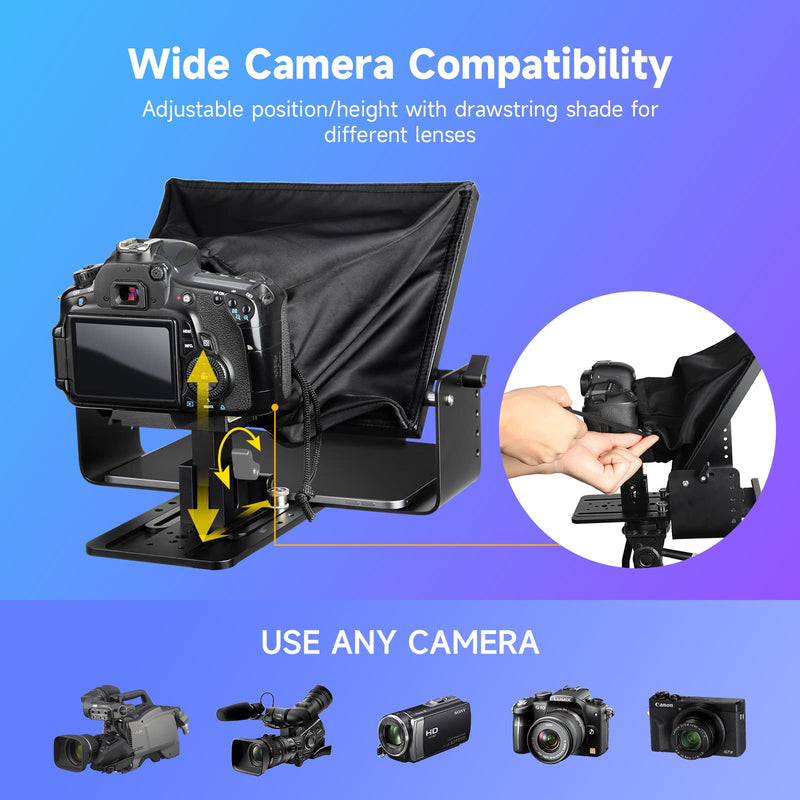 Best Professional Teleprompter for Video Moman MT12 | Moman