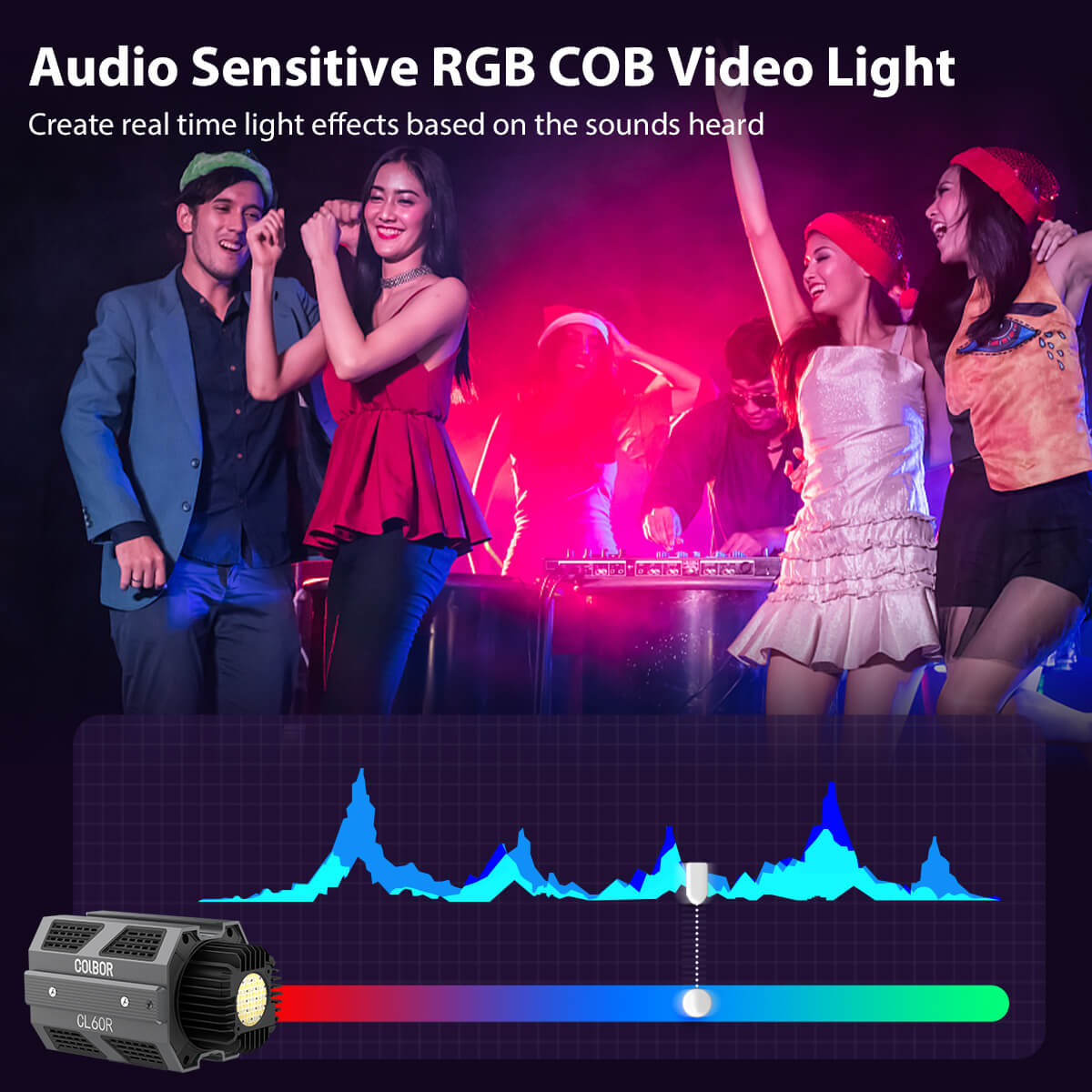 Full Color RGB Video Light COLBOR CL60R | Moman