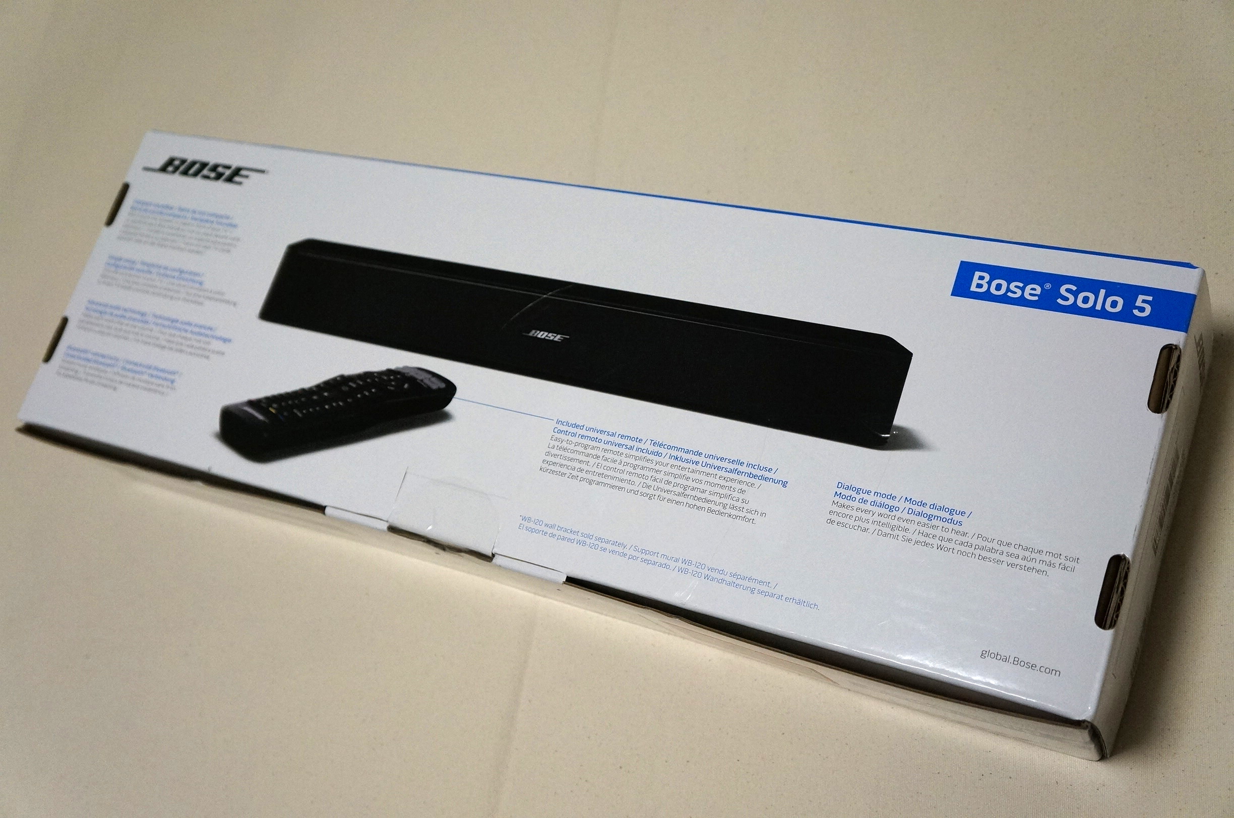 Bose Solo 5 TV Sound System を購入！開封レビューします！じわじわ