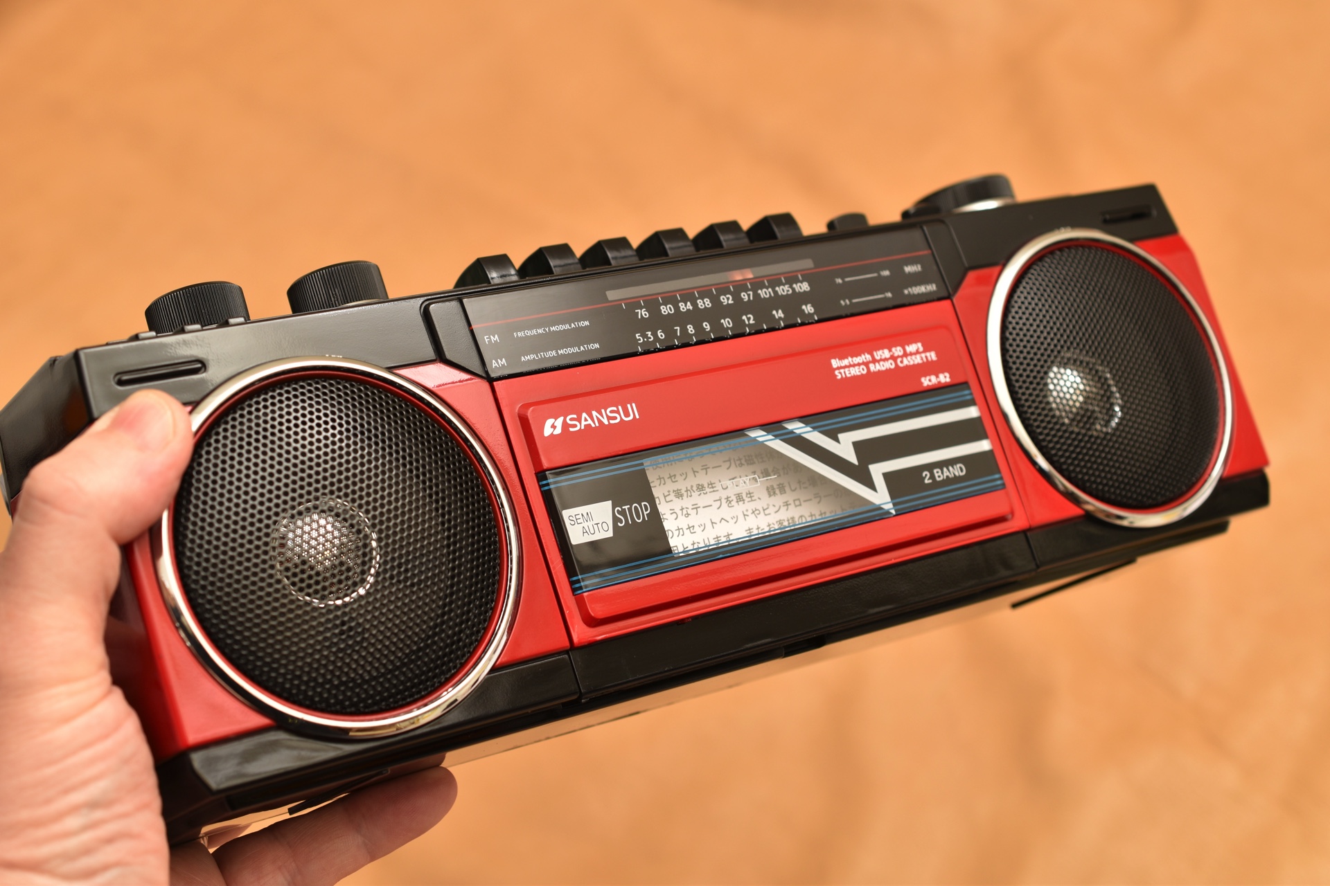 レトロデザインラジカセ】サンスイSCR-B2を購入。オススメです。