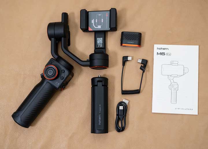 本格派スマホジンバル「hohem M6 Kit」レビュー。かなりいいぞ！