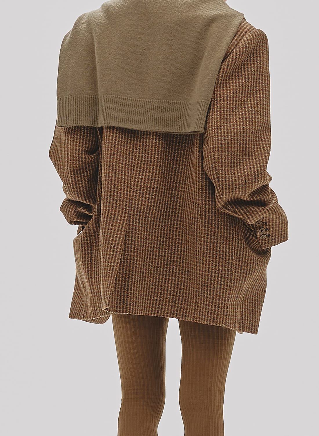 WOOL100% CHECK JACKET|【25FW先行予約】ウール チェック ジャケット