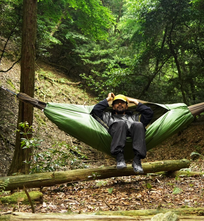 JINDAIJI MOUNTAIN WORKS × Moonlightgear / Cloud Mesh Hammock 軽Edition
