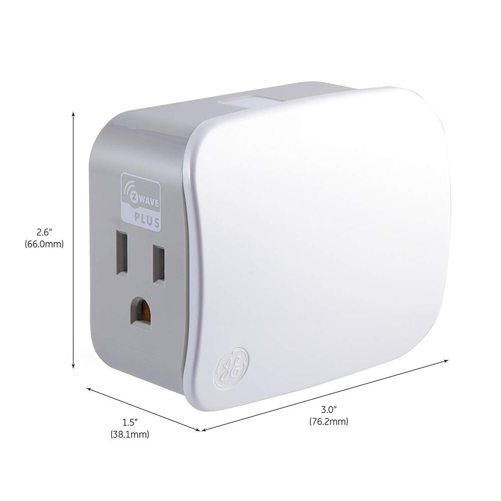 GE Z-Wave Plus 120 Volts 1-Outlet Indoor Smart Plug 28169 at Lowes.com