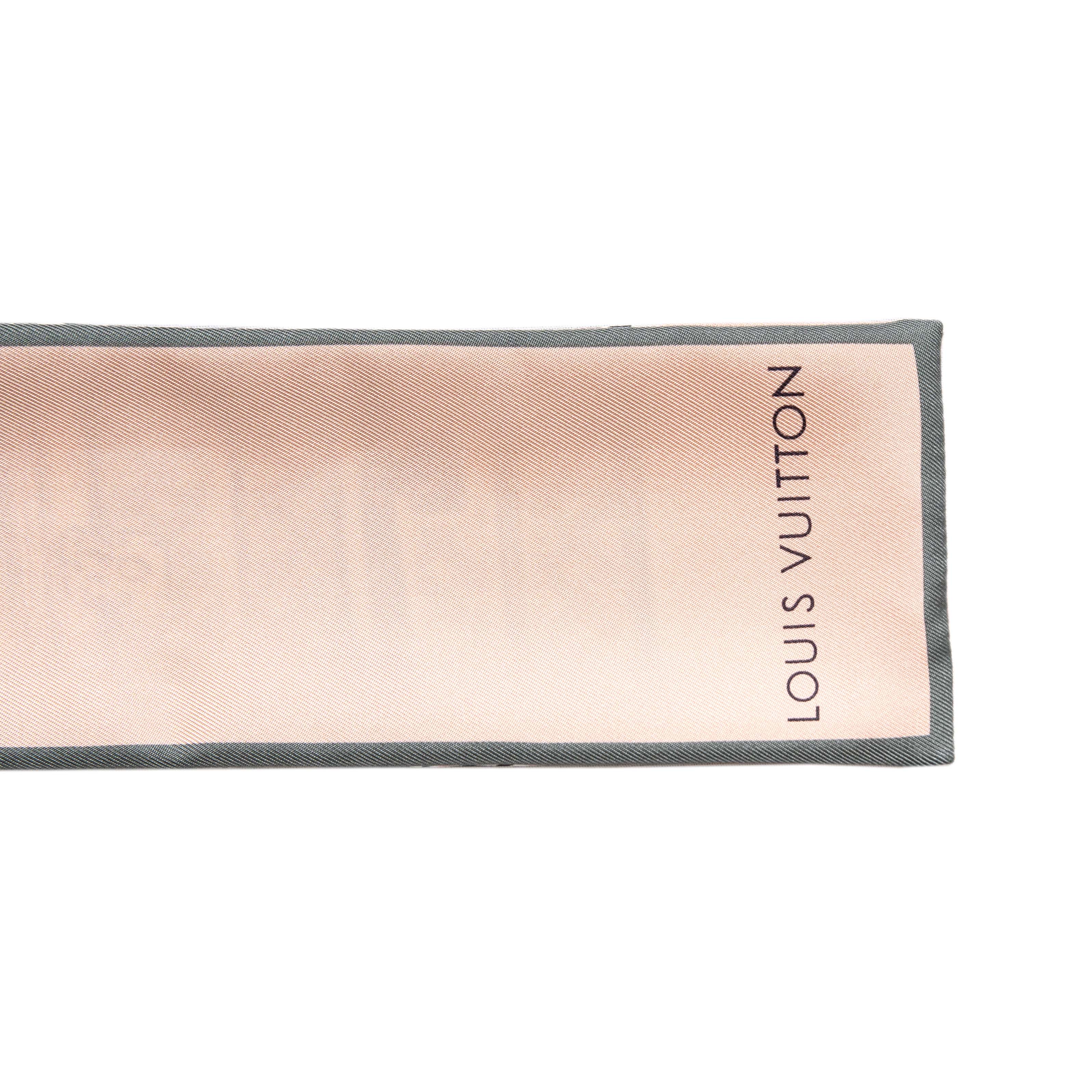 Louis Vuitton Rose Poudre Silk Monogram Trunks Bandeau – Modaselle