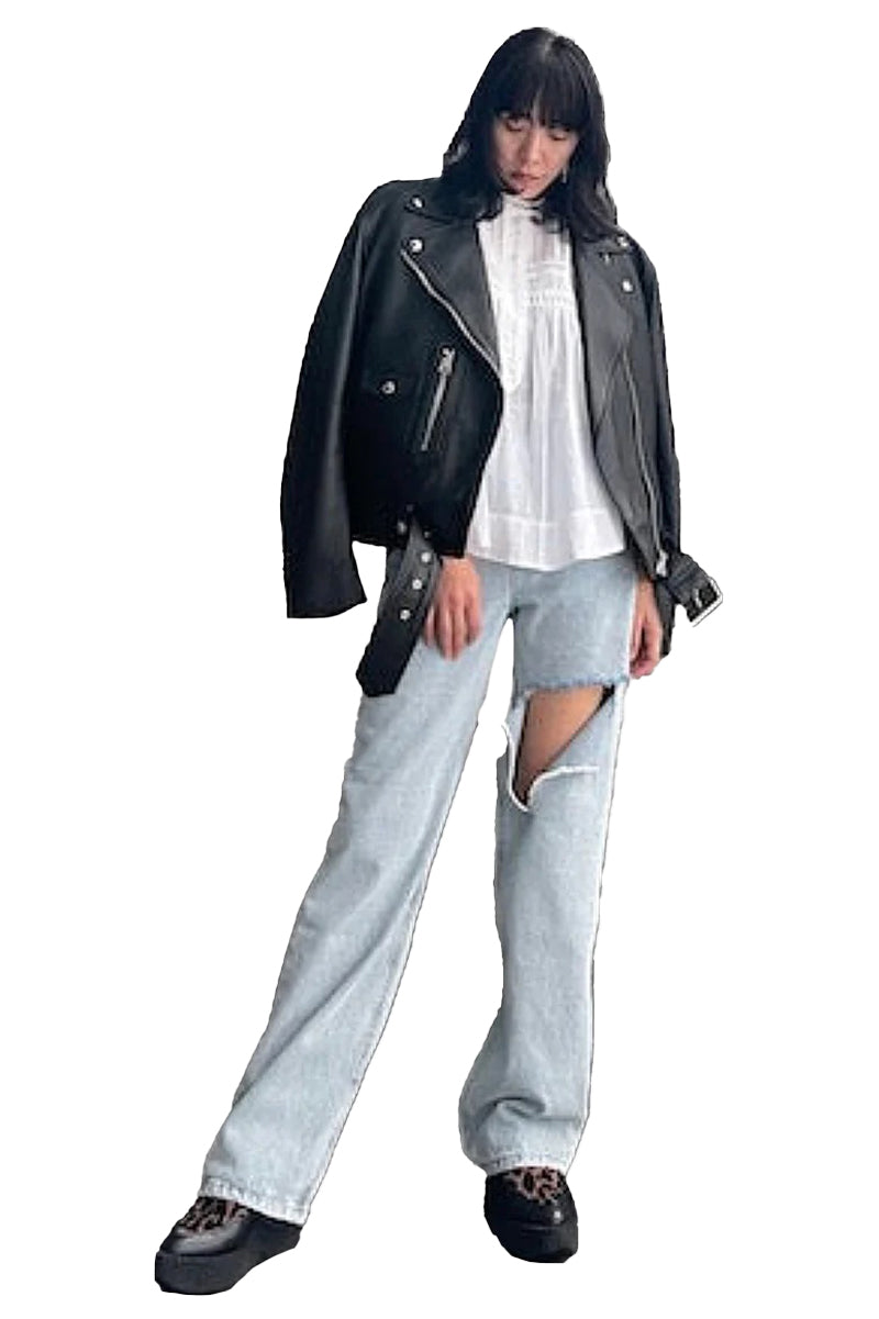 ダメージデニムパンツ｜rokh（ロク）通販オンラインストア｜Moggie co