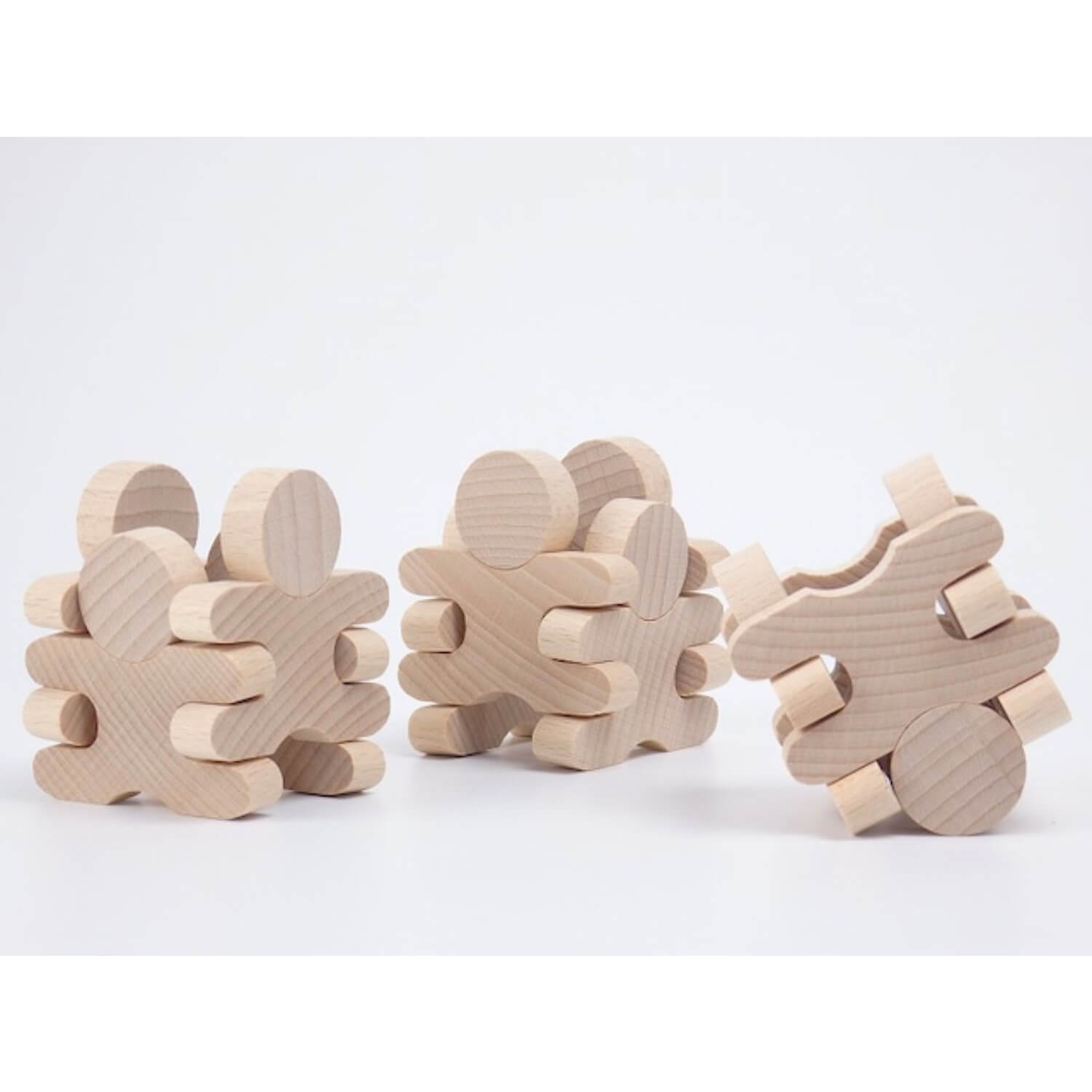 木のおもちゃ 忍者 12ピース つみき 積み木 NINJA おもちゃ 玩具