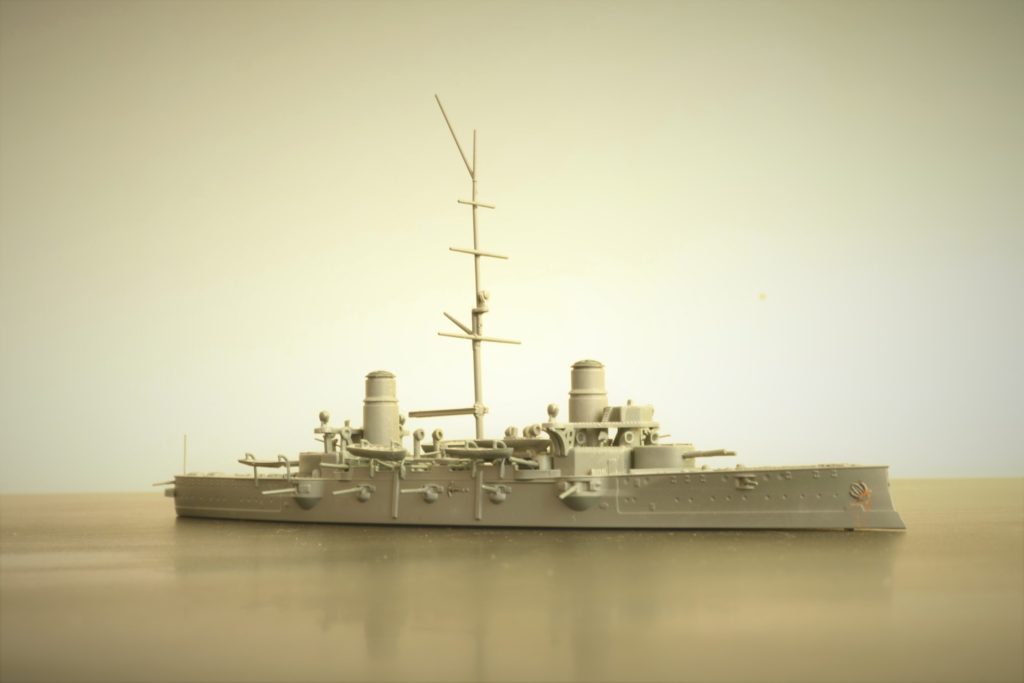 誰でも作れる1/700艦艇模型 装甲巡洋艦 日進 | 誰でも作れる1/700艦艇