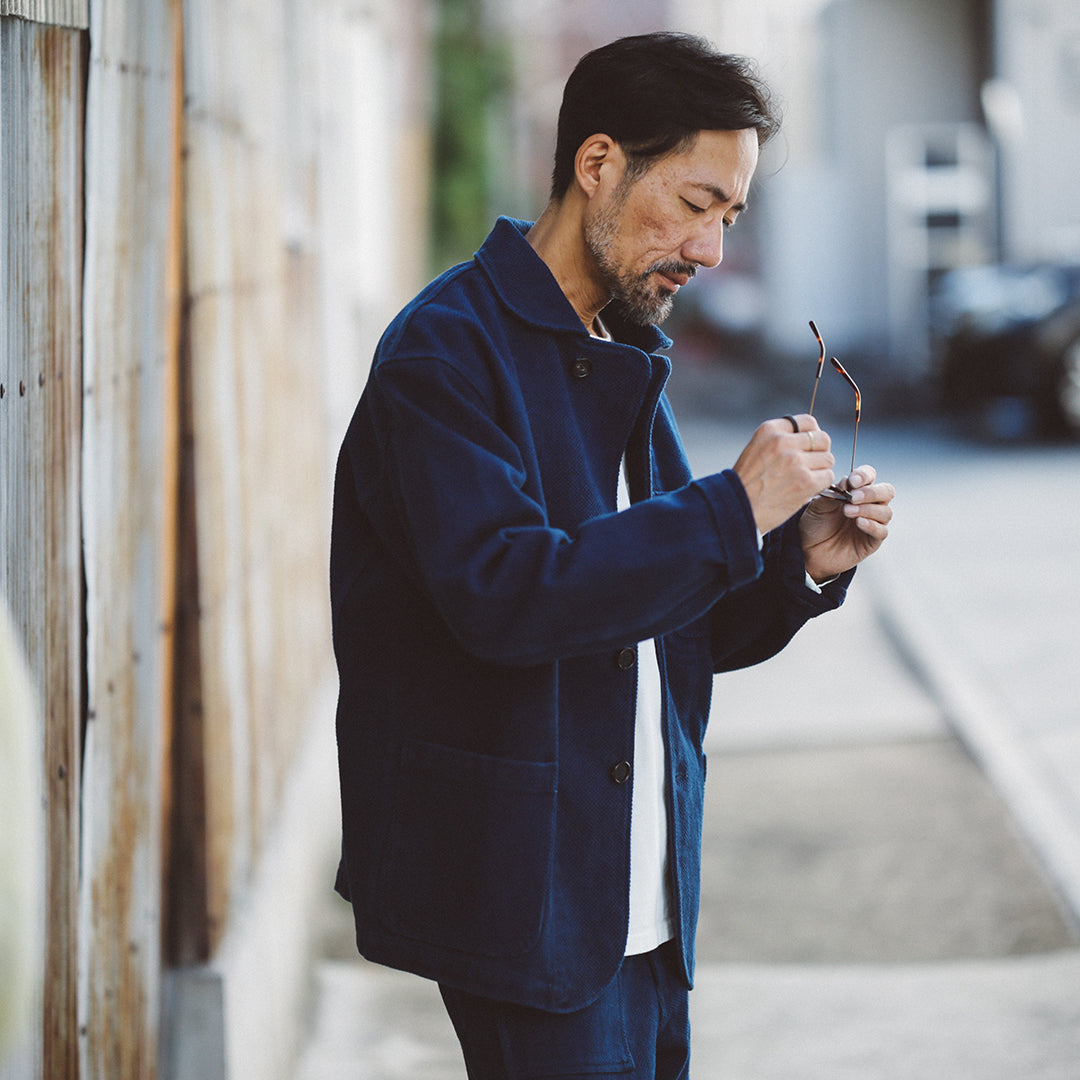 Limited Edition Col. / Sashiko Indigo Heavy weight Work Jacket