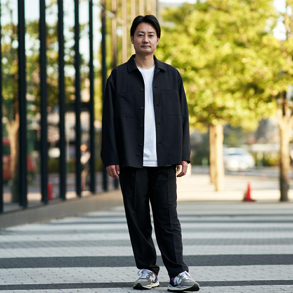 メンズ 【2点セット】ストレッチセットアップ