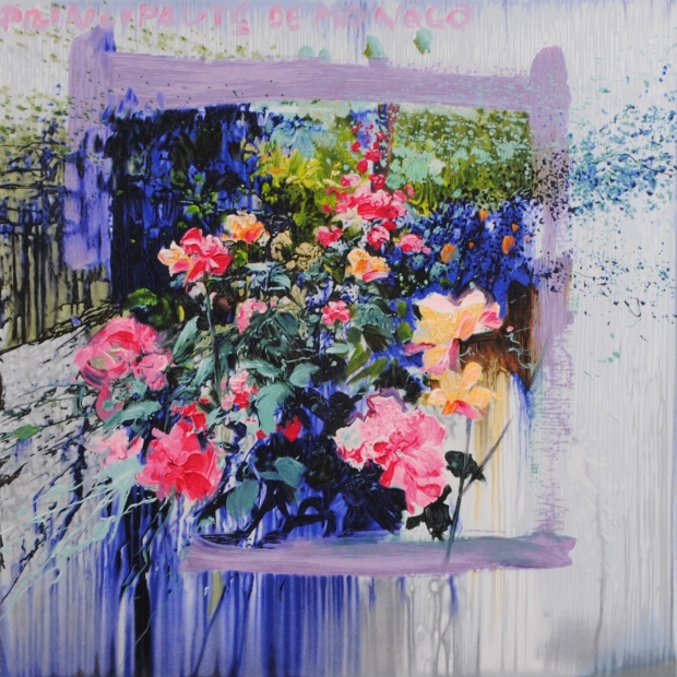 ホアキン・トレンツ・リャドがシルクスクリーンの版画で制作した花の