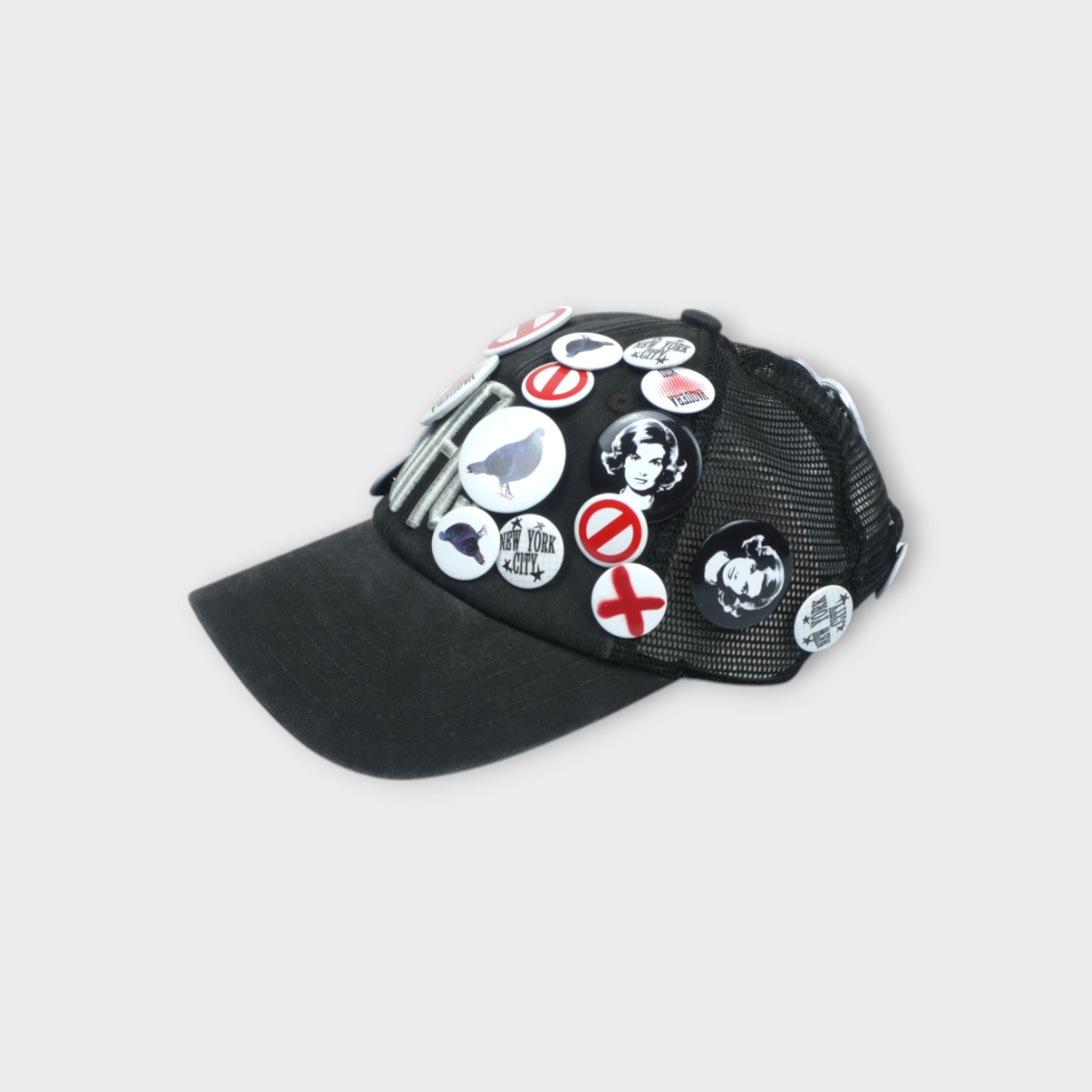 Vaquera BASEBALL HAT WITH PINS WOVEN – mou by ACROPOLIS