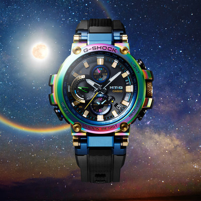 Casio G-SHOCK Reveals Limited-Edition MT-G In Rainbow Colorway At