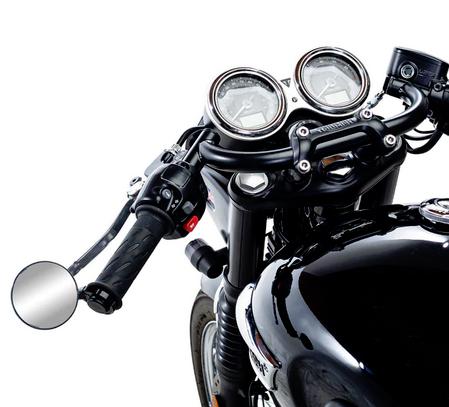 トライアンフ ボンネビル T100 T120 等 バーエンドミラーCRG | バイク