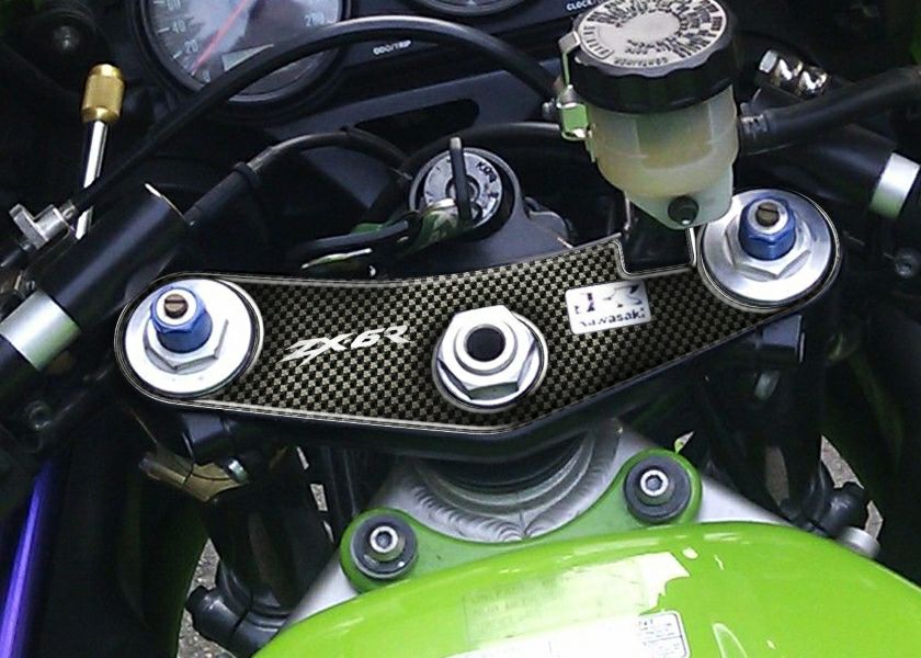 プリント(print) トップブリッジステッカー ZX-6R 00-02 | バイク
