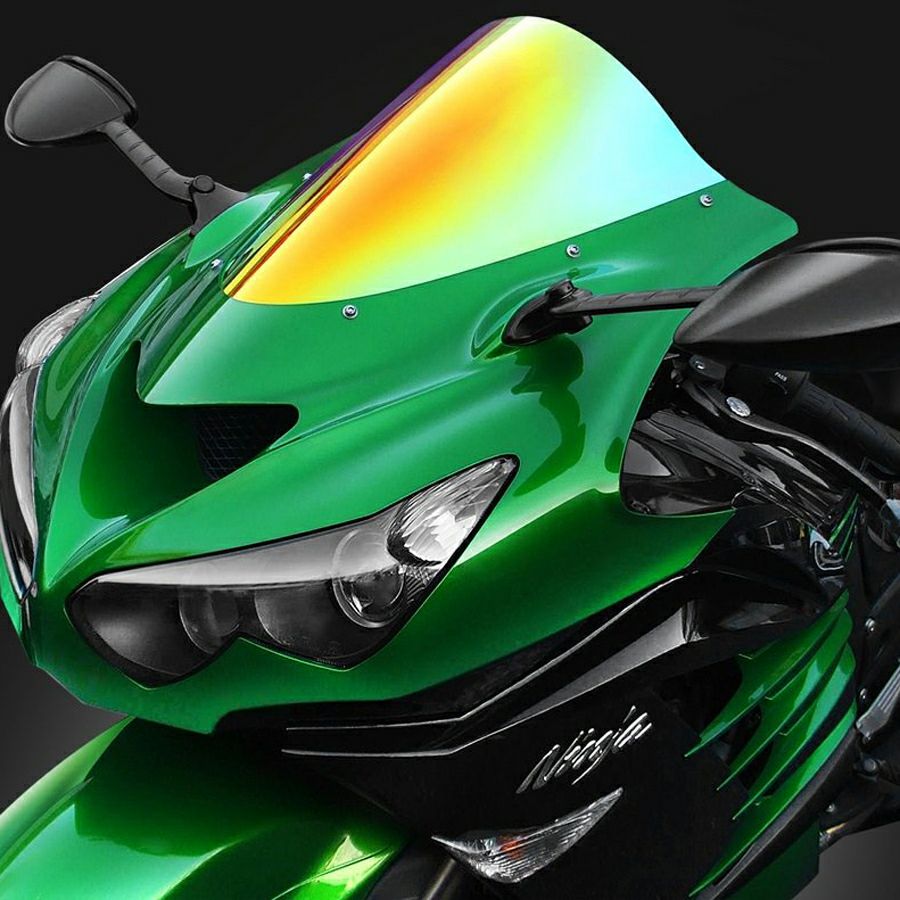 カワサキ ZX-14R スクリーン(ミラー) ACRY Point | バイクカスタム