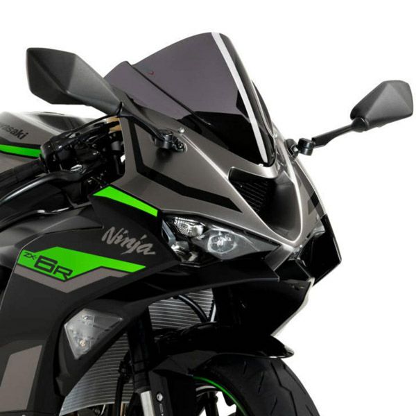 ZX-6R 24～ Z-レーシングスクリーン ブラック プーチ | バイクカスタム