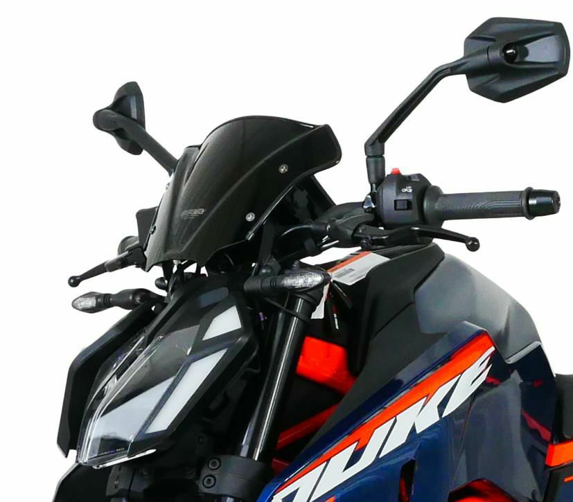 KTM 390DUKE 13-23 バーエンドミラー ブラック エボテック