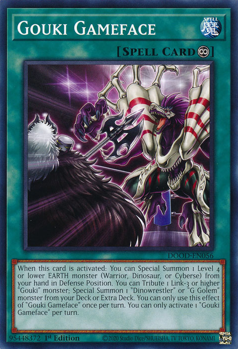 Gouki Gameface - Yugipedia