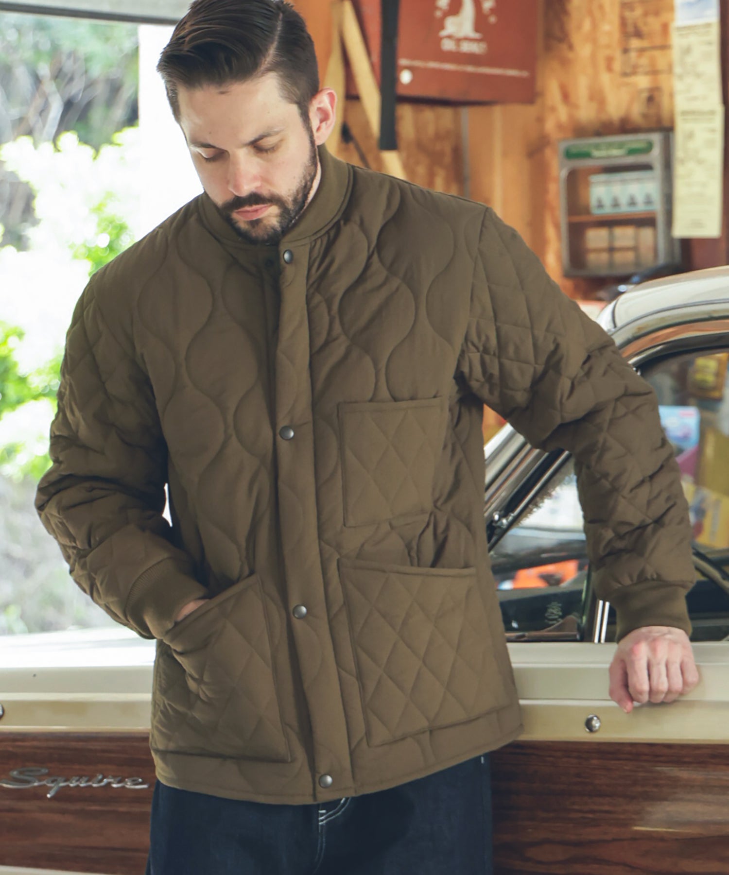LIGHT SHELL QUILTED NYLON / CWU-9P JACKET / M253137 – MR.OLIVE