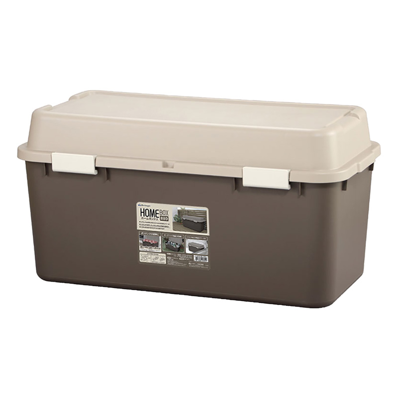 収納ボックス W880×D443×H445mm 101L ブラウン ｜ ミスターマックス