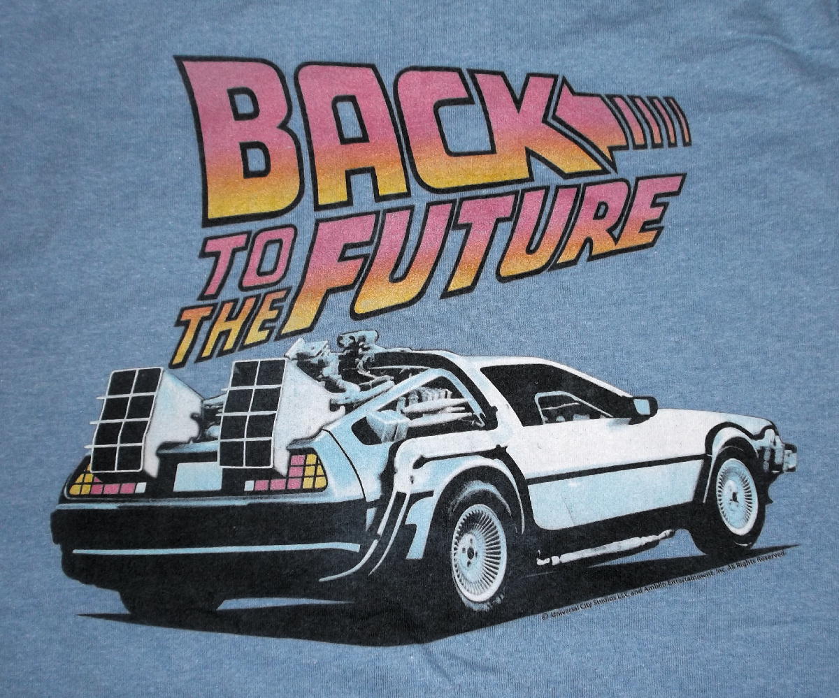 バック トゥ ザ フューチャー,Back To The Future,デロリアン,Tシャツ