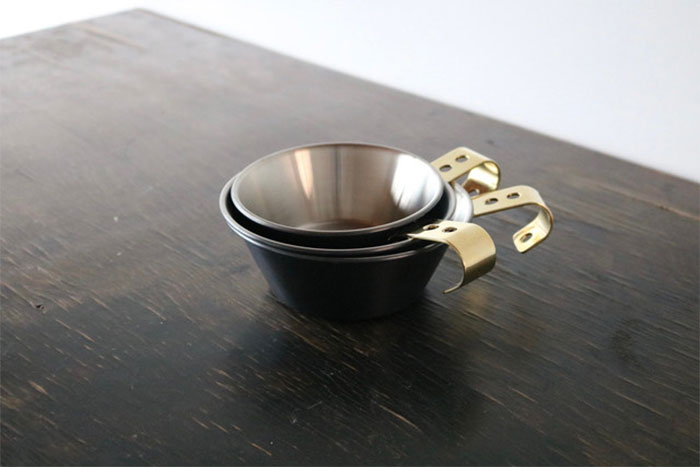 プレイクッキング 黒銅仕上げシェラカップ 大［PL-1809BL］＜燕三条製