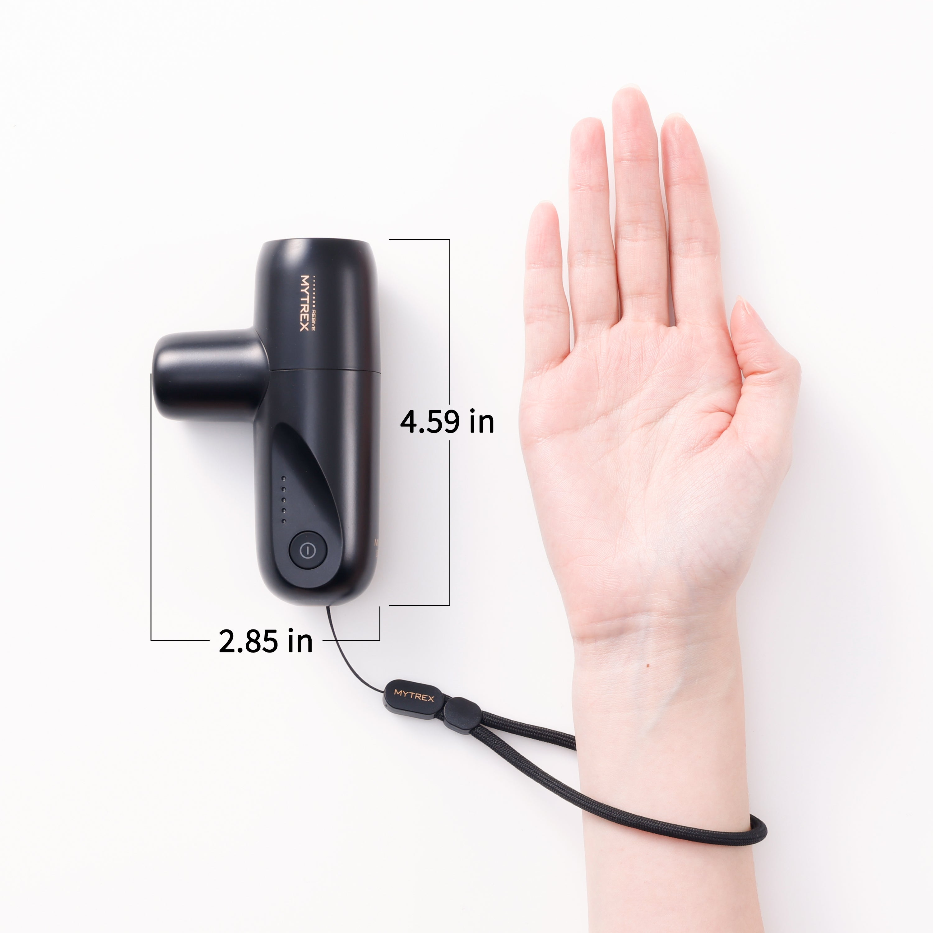 Deep Tissue Relief with the mini Massager Gun REBIVE Mini XS