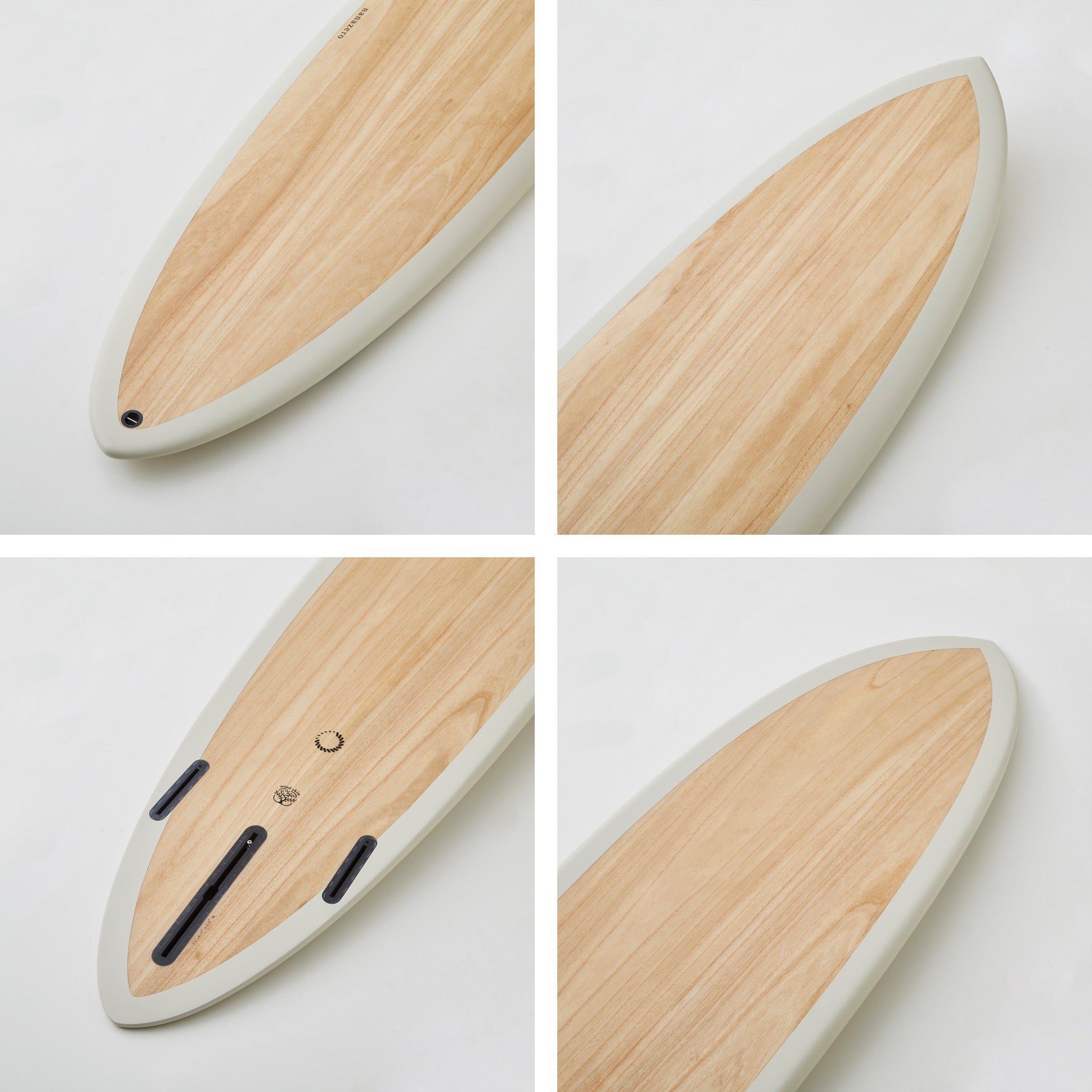 nanazero公式】WOOD SKIN サーフボード ミッドレングス MID02