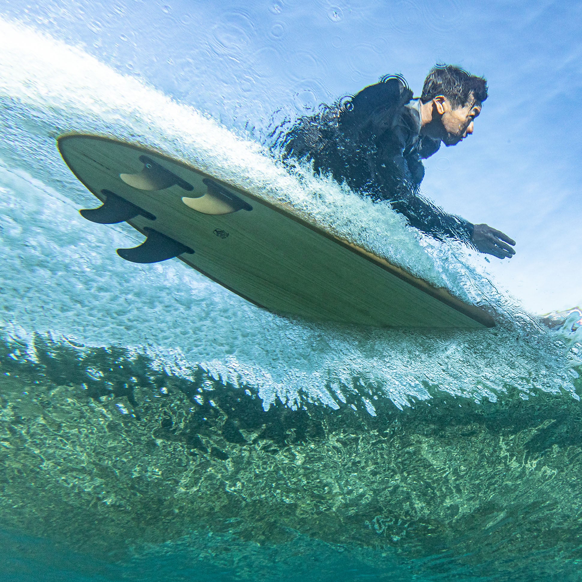 nanazero公式】Honeycomb(ハニカム) クアッドフィンセット シングル