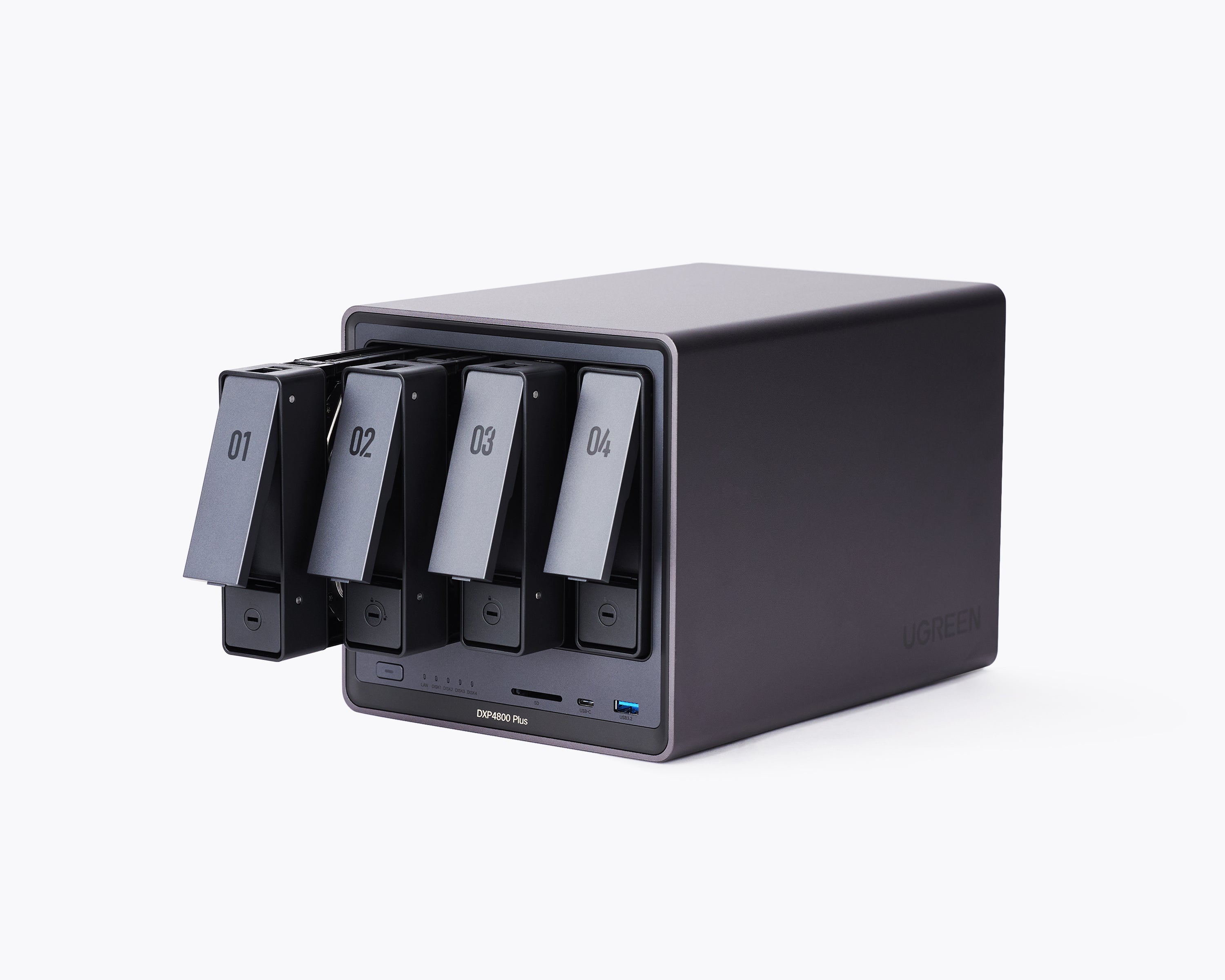 UGREEN 4ベイ NASストレージ - 136TB超大容量と高速10GbE転送