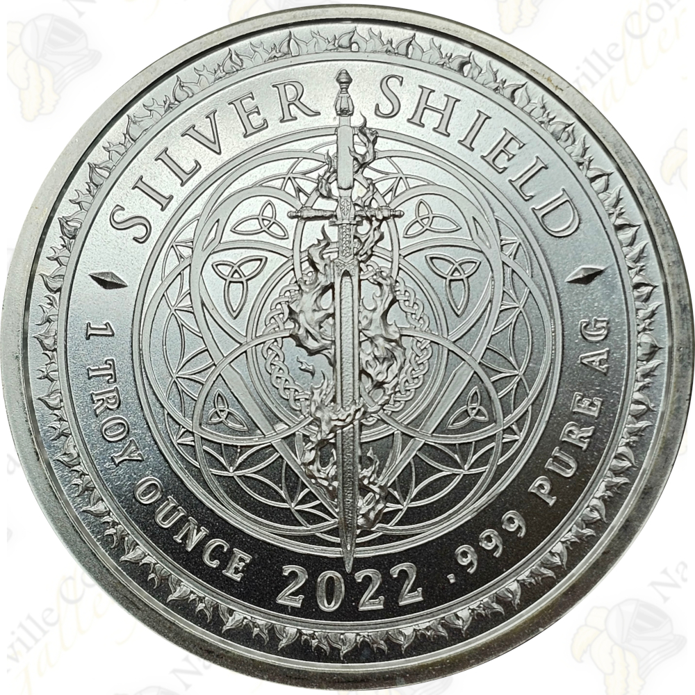 2022 Silver Shield 1 oz .999 fine silver Justice – SKU #710