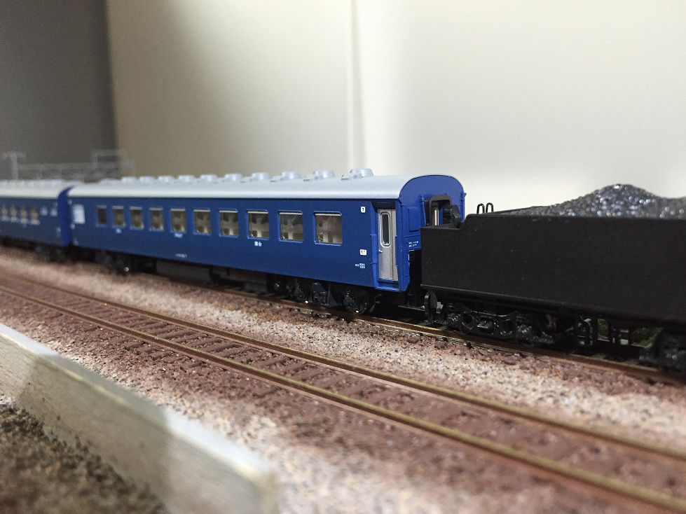 KATO 寝台急行「音戸」増結 10-1349 入線とちょっこり気になるとこが