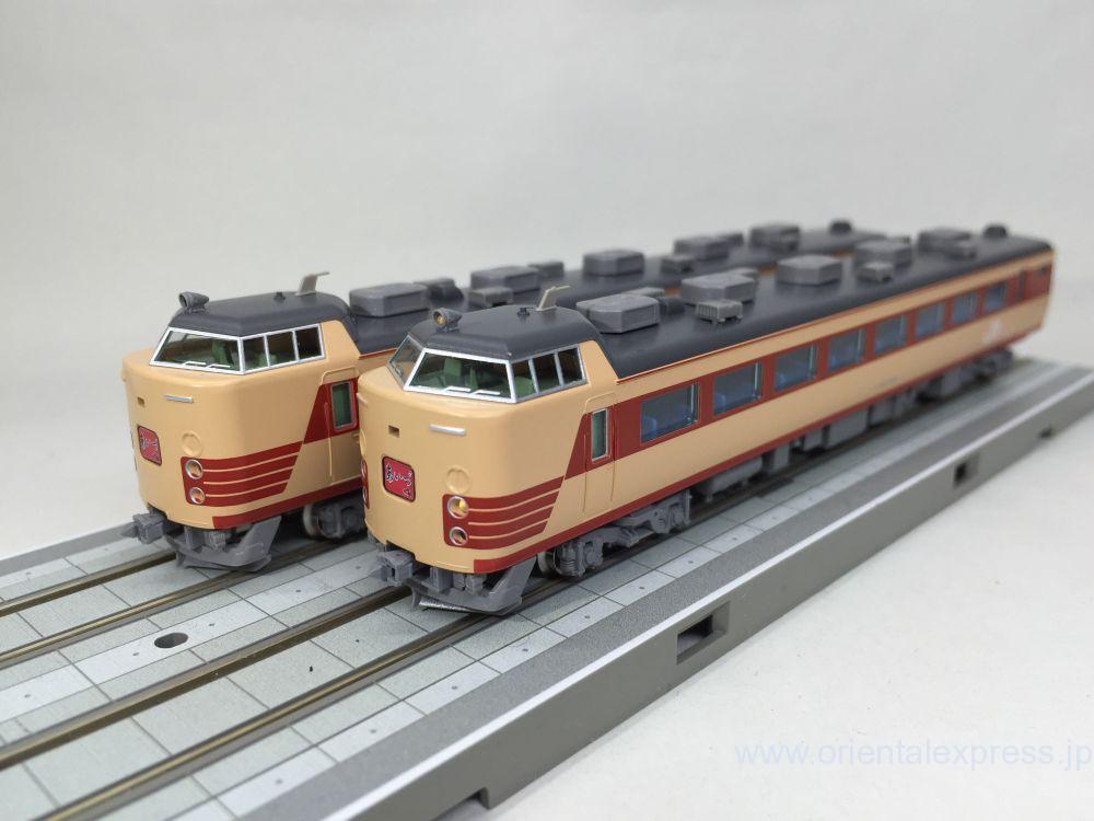 485系（仙台車両センターA1・A2編成）セット 入線です。TOMIX 98961