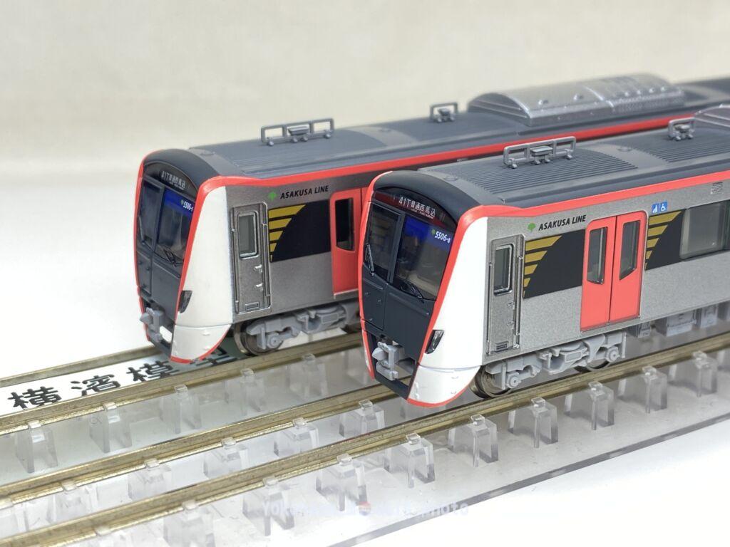 都営浅草線 5500形 5506編成 が入線しました。ポポンデッタ 6020 東京