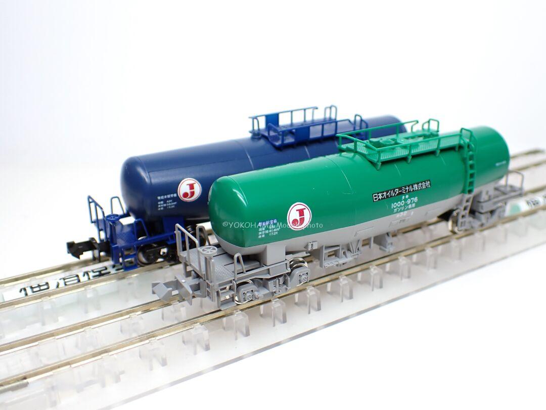 タキ43000+タキ1000 日本オイルターミナルが入線しました。KATO 10