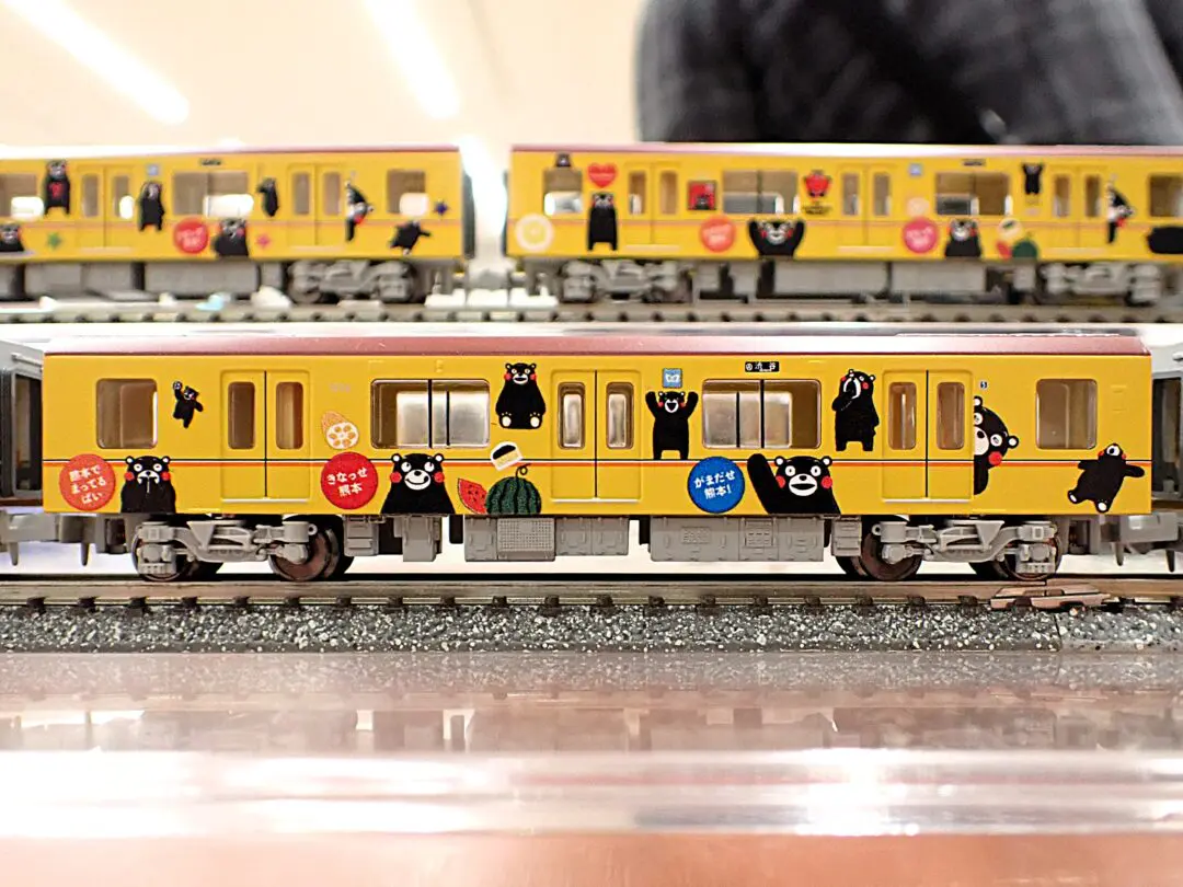 東京メトロ銀座線1000系くまモンラッピング6両セット 品番：6092 鉄道