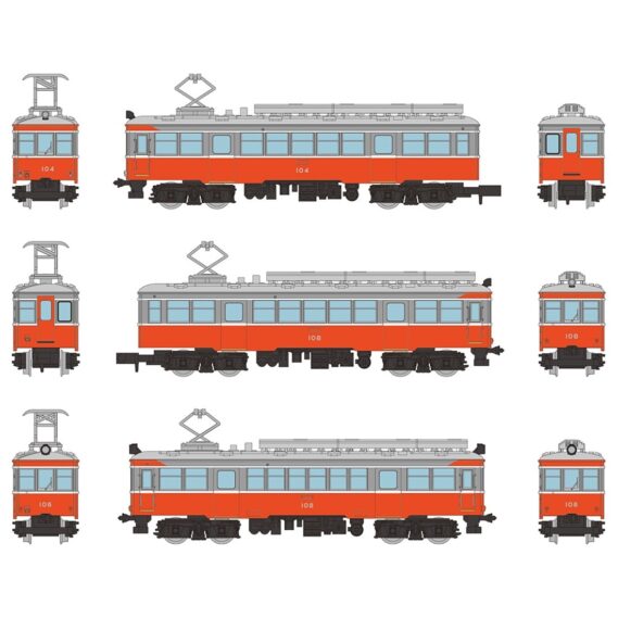 鉄コレ】箱根登山電車モハ1形・モハ2形(104＋106＋108)3両セット 2025