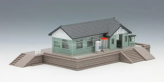 木造駅舎セット(淡緑) 2026年7月発売予定 品番：4260 鉄道模型 TOMIX