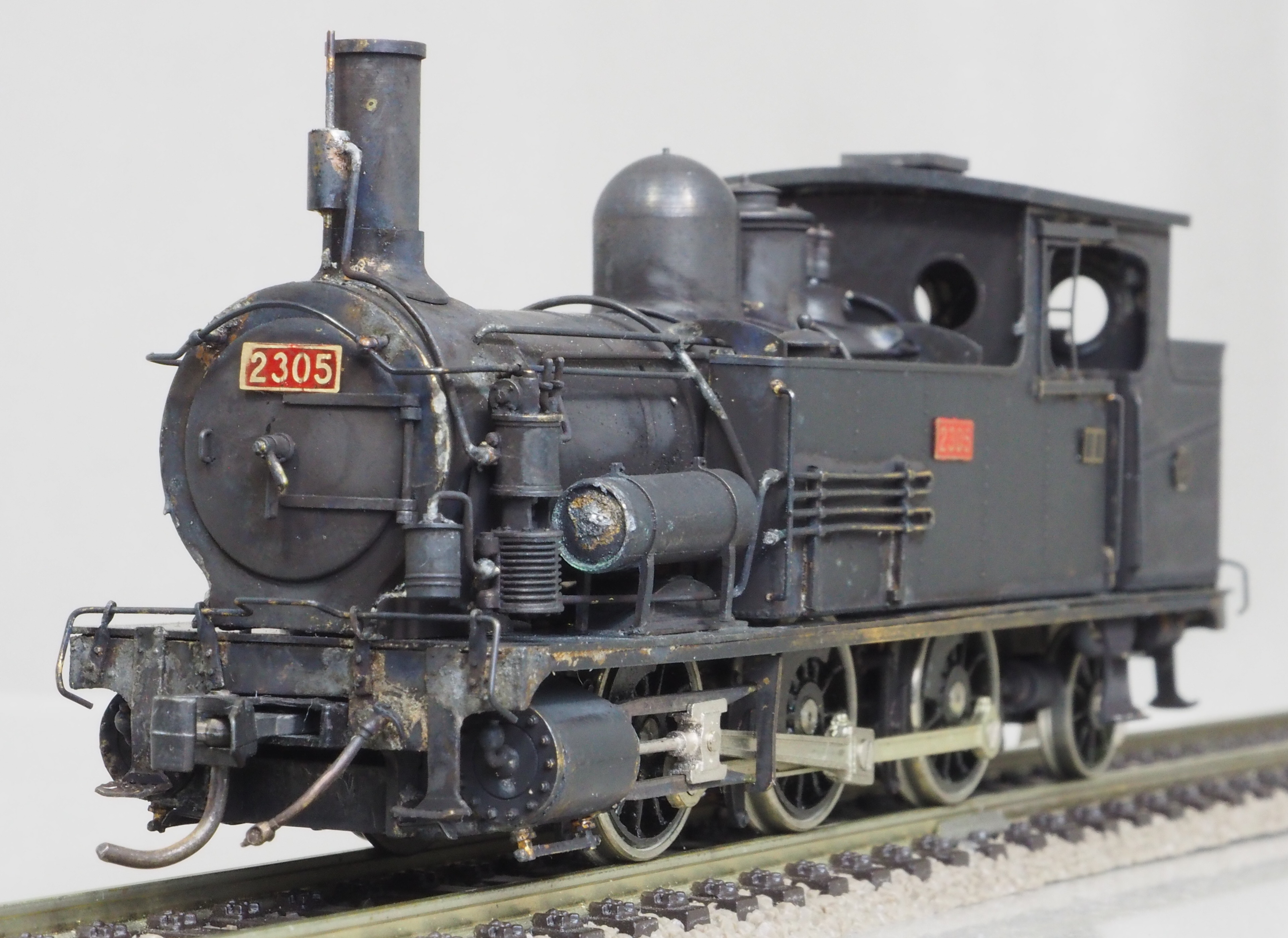 昭和期 国産HOゲージ 蒸気機関車 組立キット 真鍮製 当時物 組立説明