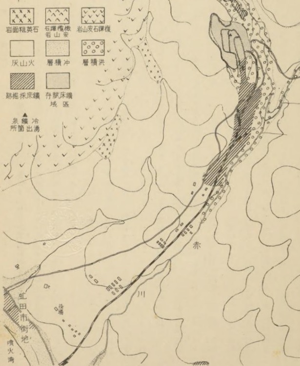 北海道 2万5千分の1地形図 記録された線形