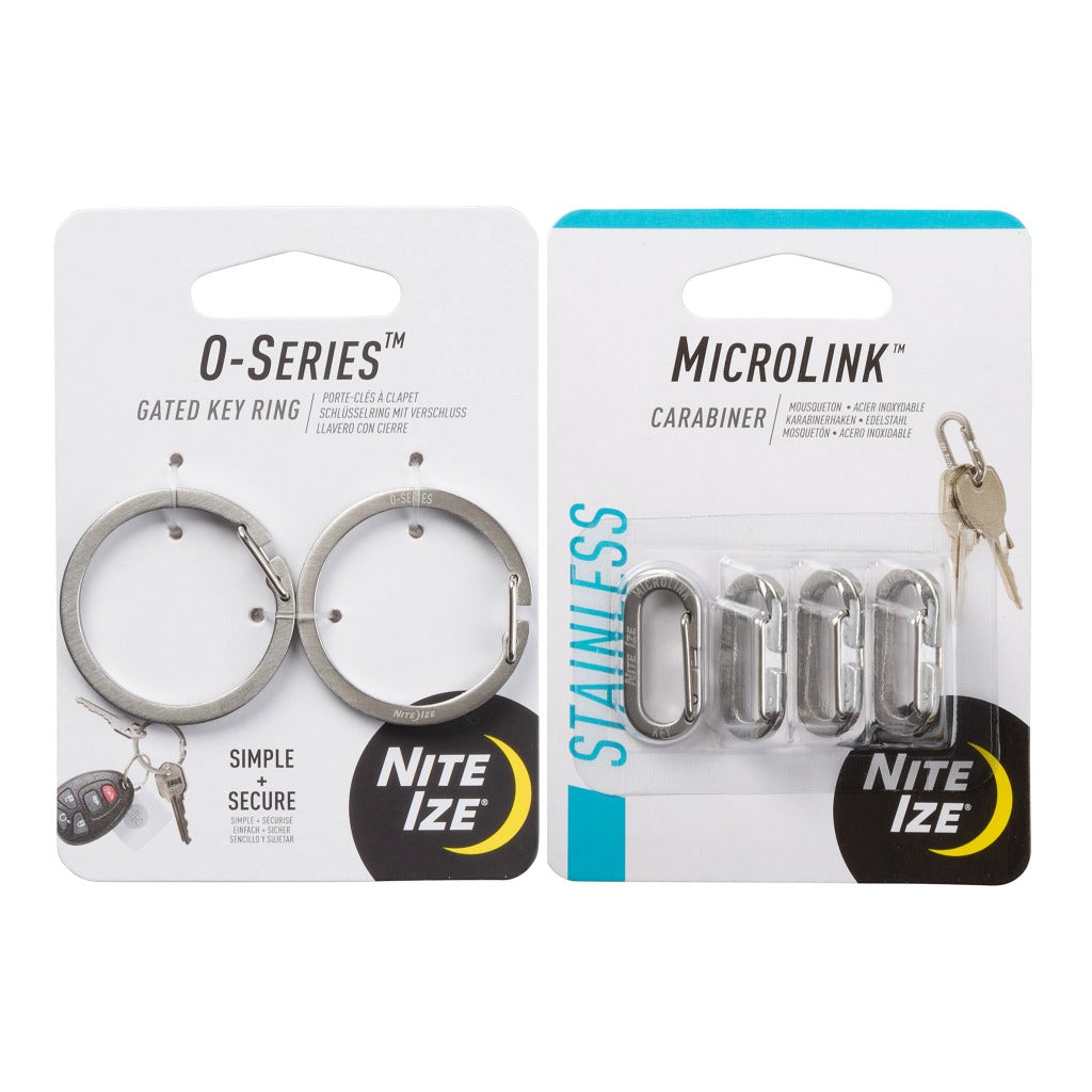 再入荷：2/26以降発送】 Oキーリング&マイクロリンクカラビナーセット