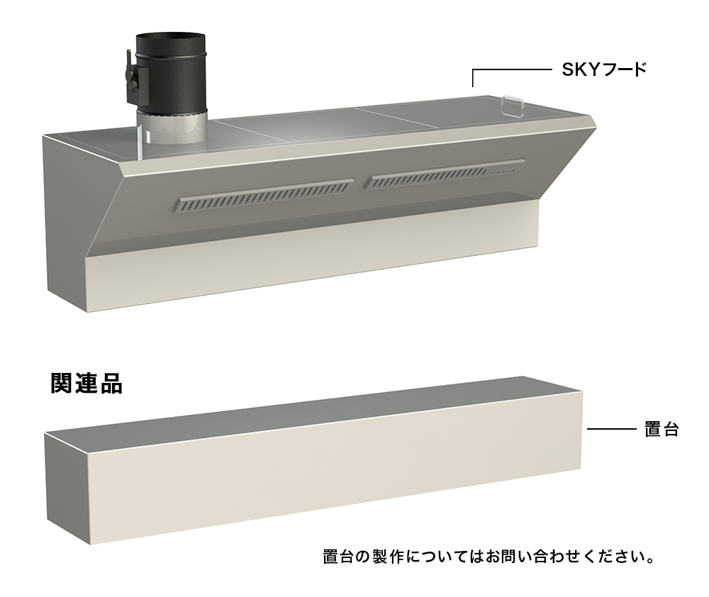 焼鳥SKYフード ニュータイプ（グリスフィルター、FD付） | 焼肉店向け