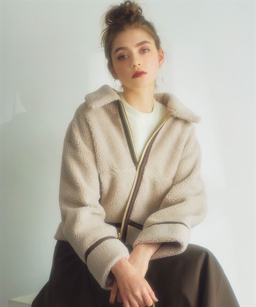 リバーシブルボアジャケット | ジャケット | NOELA OFFICIAL WEB STORE